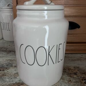 White Ceramic Cookie Jar